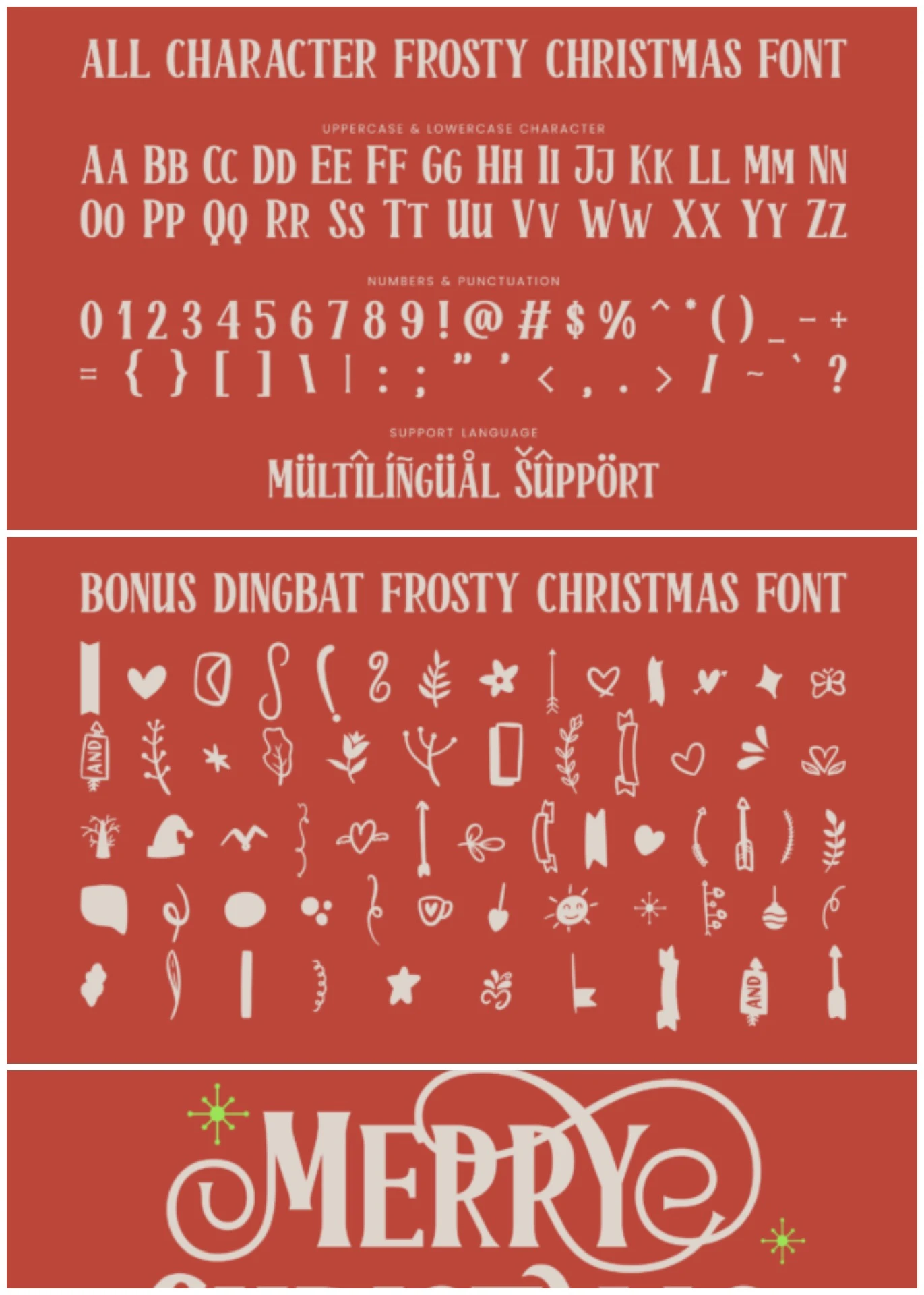 Frosty Christmas Font – Festive Holiday Typeface 2 2ugjhy2y1s 1