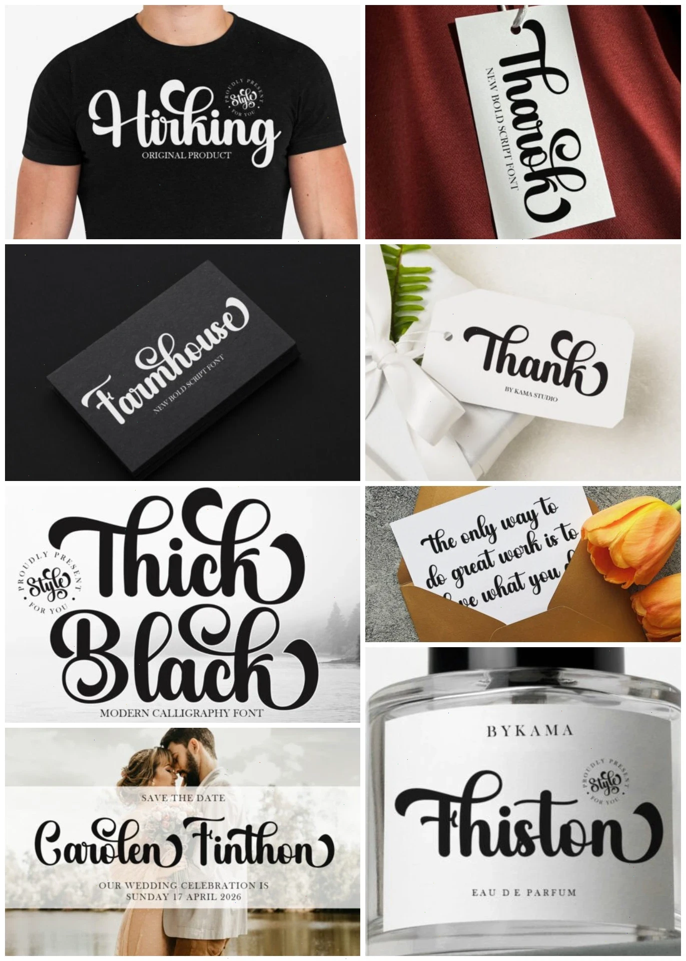Thick Black – Elegant Calligraphy & Feminine Script Font 2 48s894n53e