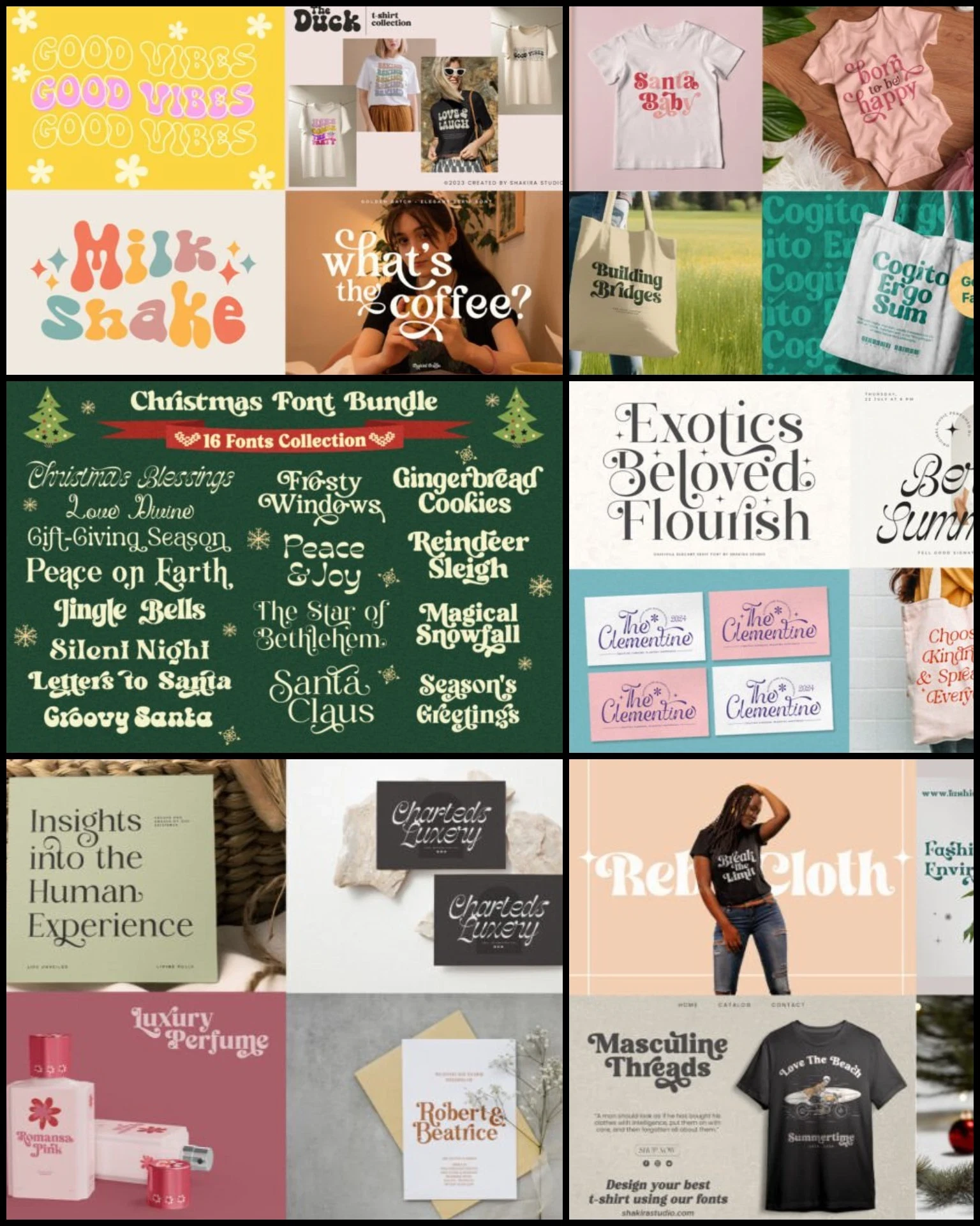 Christmas Font Bundle – Festive Holiday Fonts 2 52aq0t6dbw 1