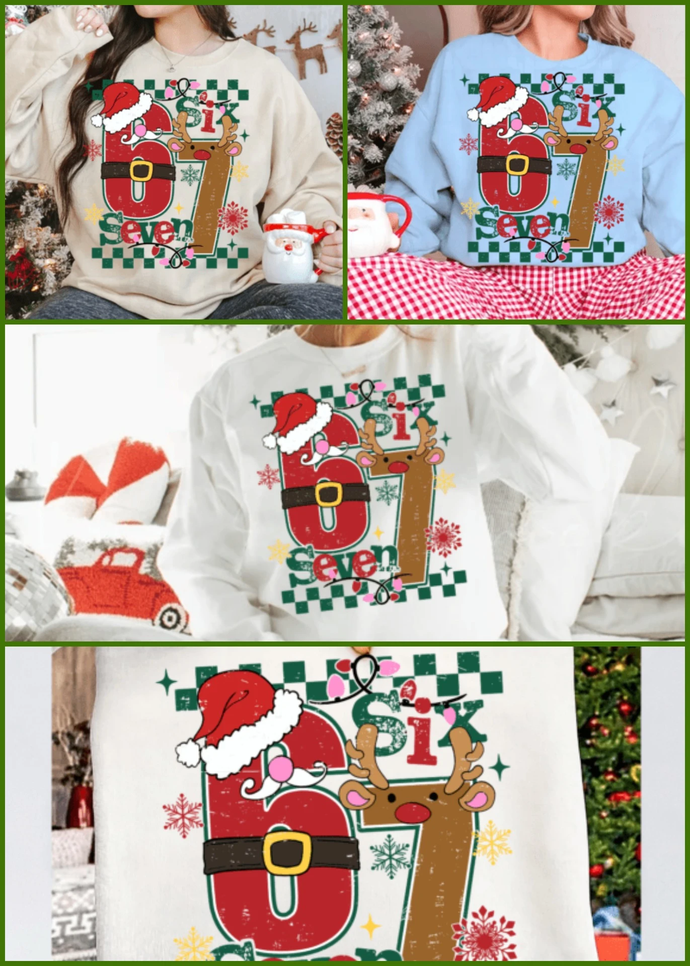Funny Six Seven Meme Christmas PNG Graphic 2 5ngn5h8mh9