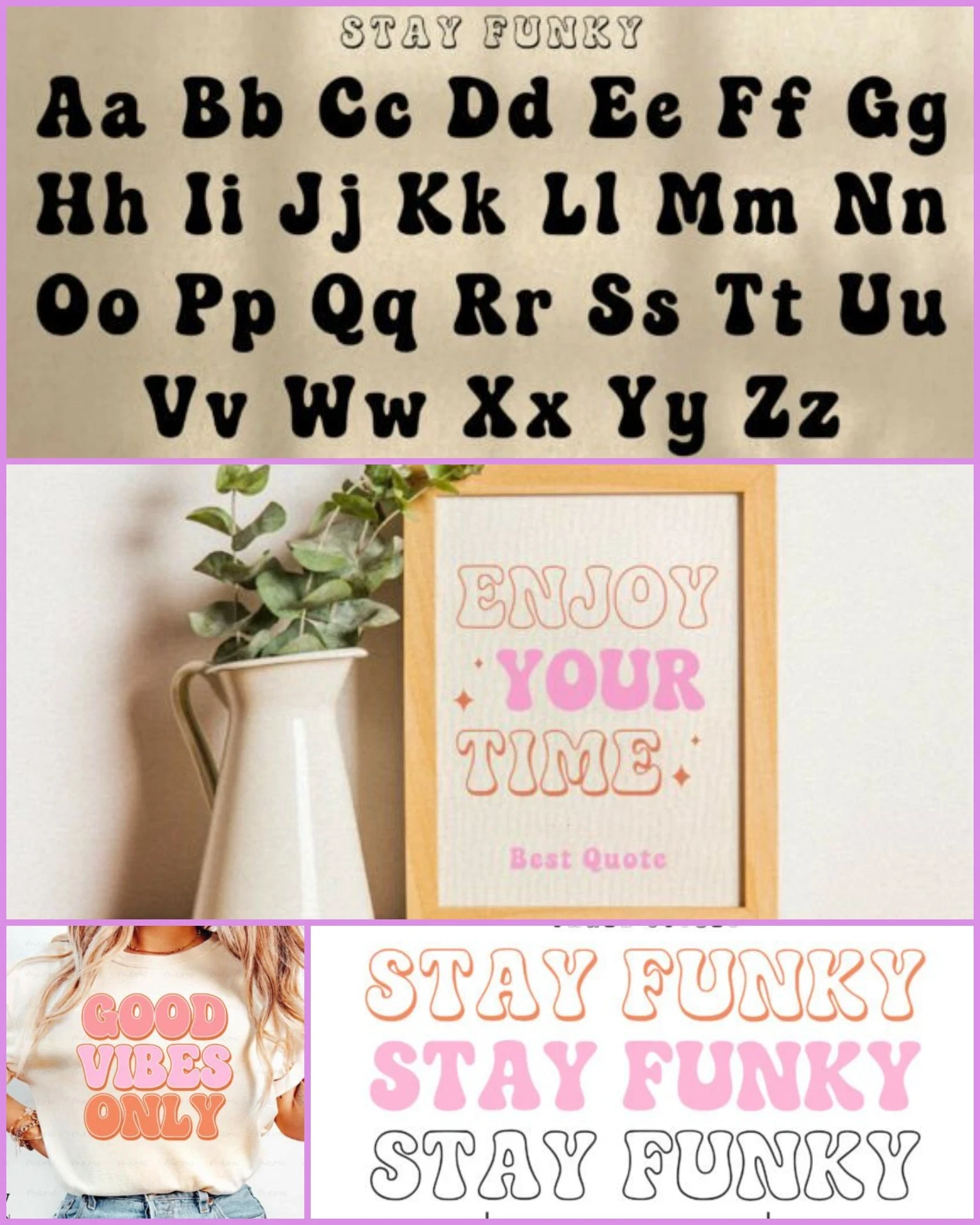 Stay Funky Font – Retro Groovy Bubble Typeface 2 6iurx058np 1