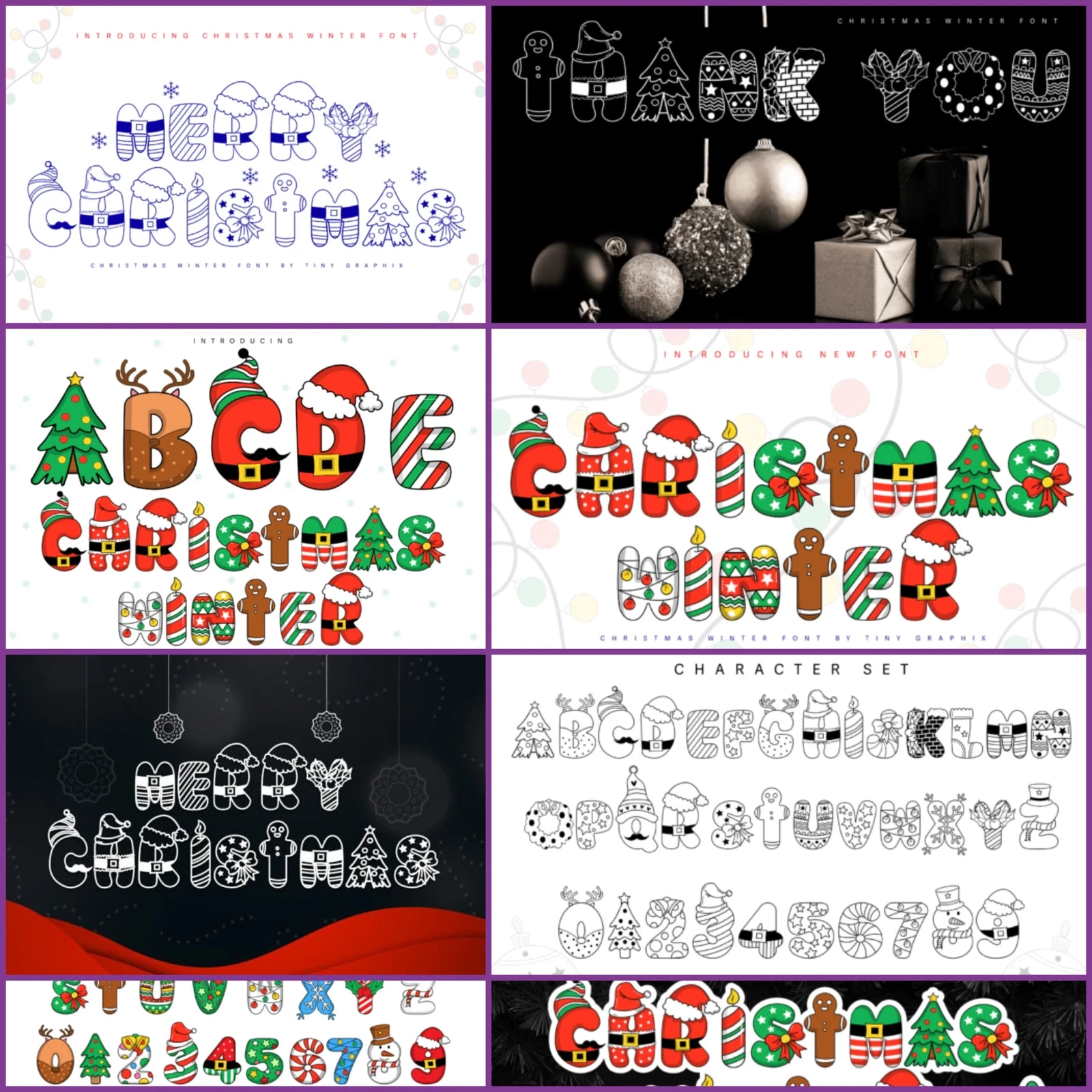 Christmas Winter Font – Festive Holiday Typeface 2 8fudlztb6t