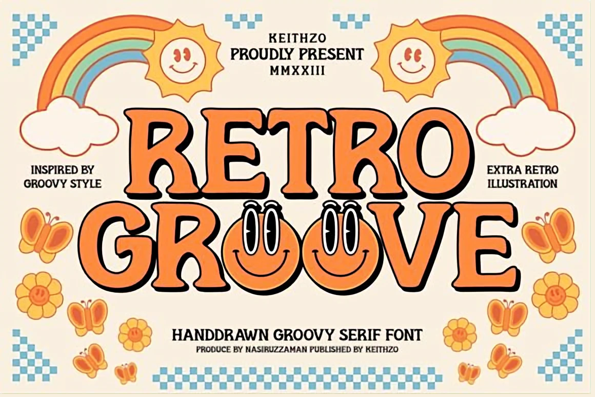 Retro Display Fonts: 10 Stunning Vintage Fonts for Branding in 2026 7