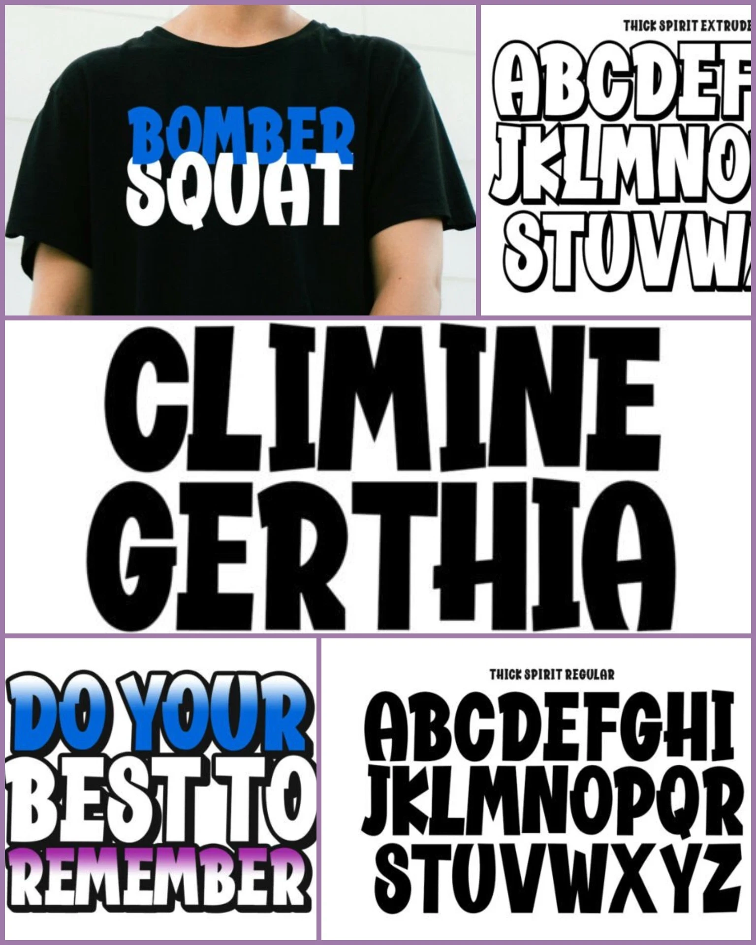 Thick Spirit Font Duo – Bold Quirky Display Typeface 2 edbl59jrmz 1