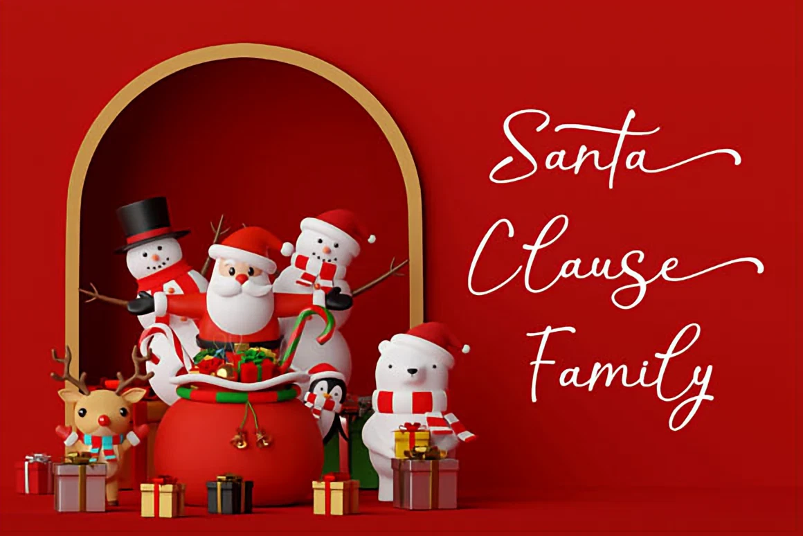 Christmas Shine Script Font – Elegant Holiday Calligraphy 2 r4sa1sjg9w