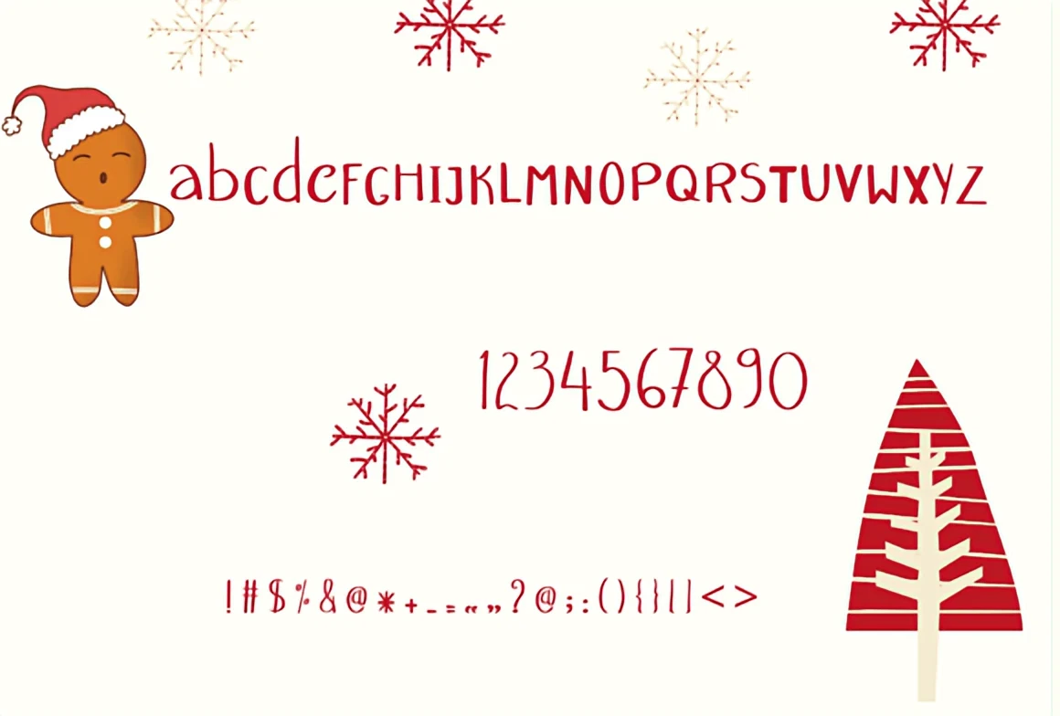 Cute Christmas Handwritten Font for Holiday Crafts 3 rszqnfsffg
