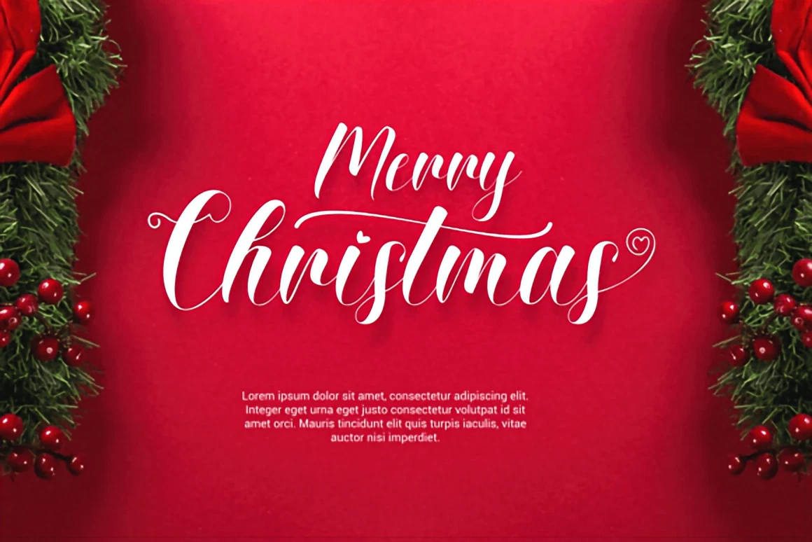 Christmas Beauty Day – Elegant Christmas Script Font 2 wnj5zq15z7