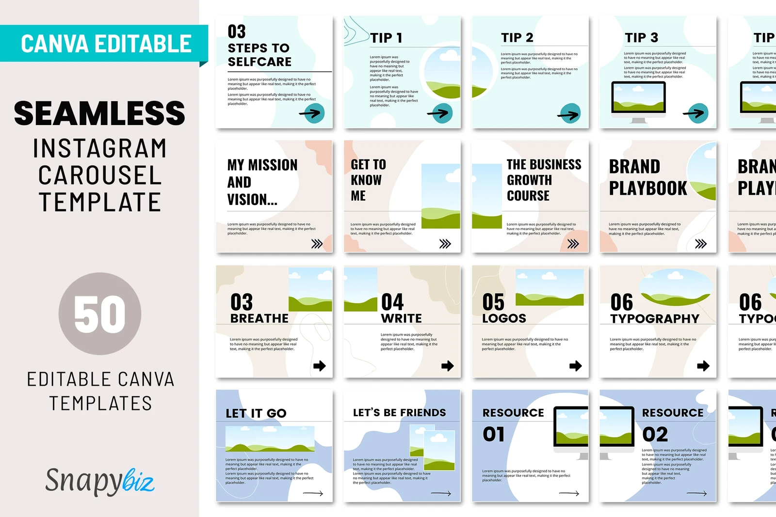 Instagram Carousel Template