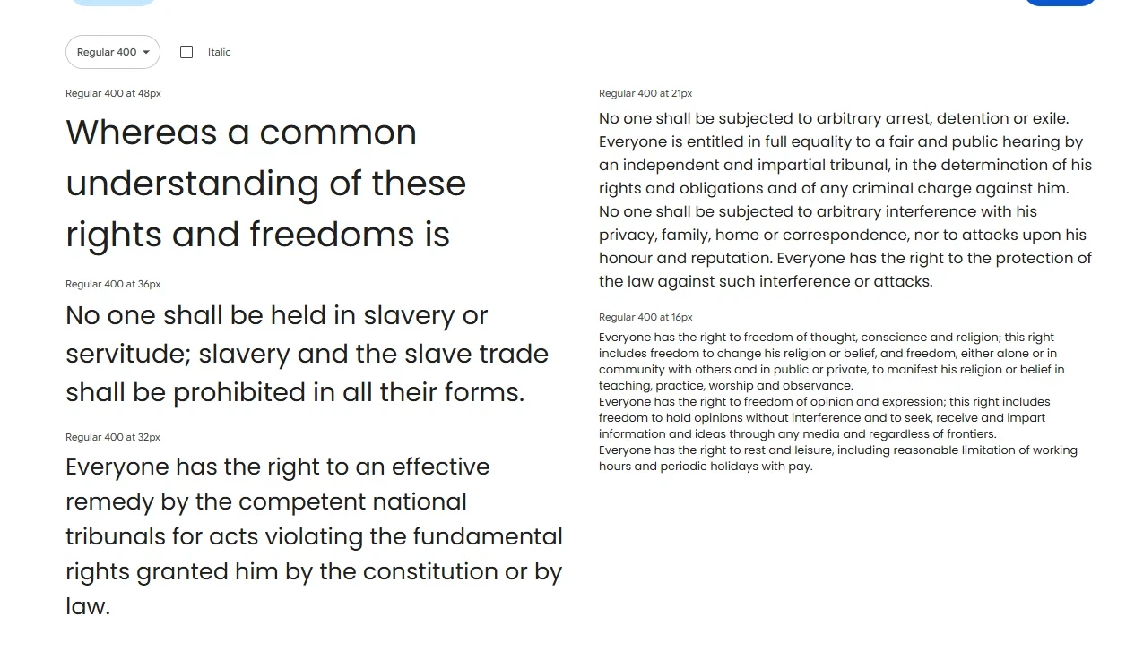 Top 17 Free Google Fonts for Modern Web Design 6