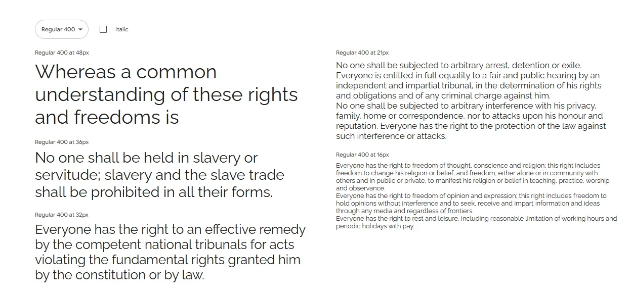 Top 17 Free Google Fonts for Modern Web Design 7