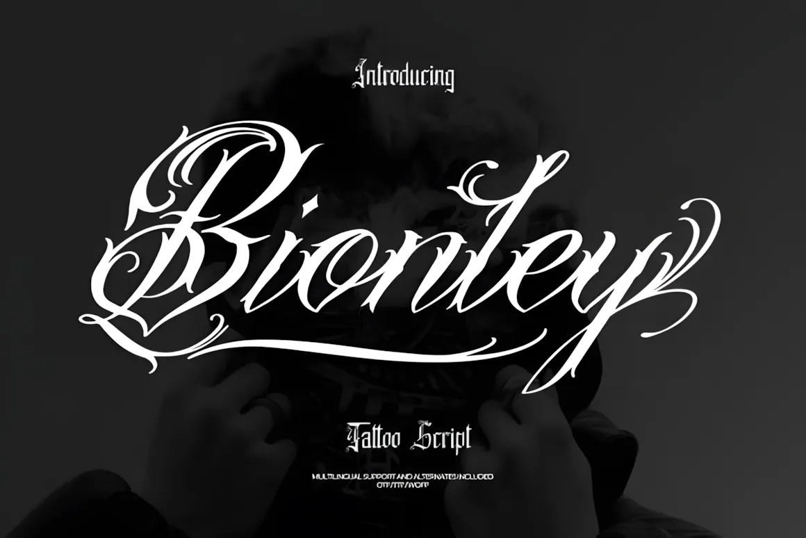 14 Script Tattoo Fonts That Make Awesome 5 Bionley Fonts 101504717 1 1 580x387 upscayl 2x upscayl standard