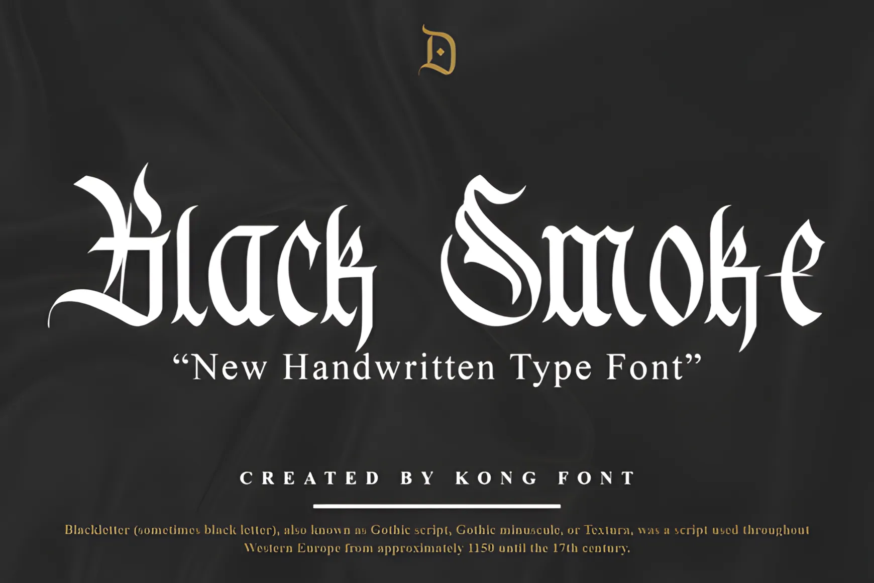 Black Smoke Font