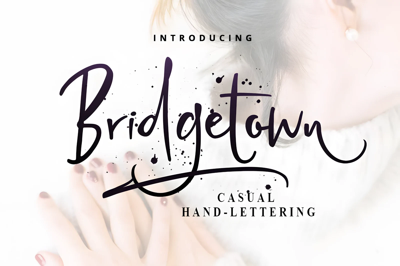 23 Best Valentine’s Day Script Fonts with Commercial License 18 Bridgetown font showcased in a stylish hand-lettering design.