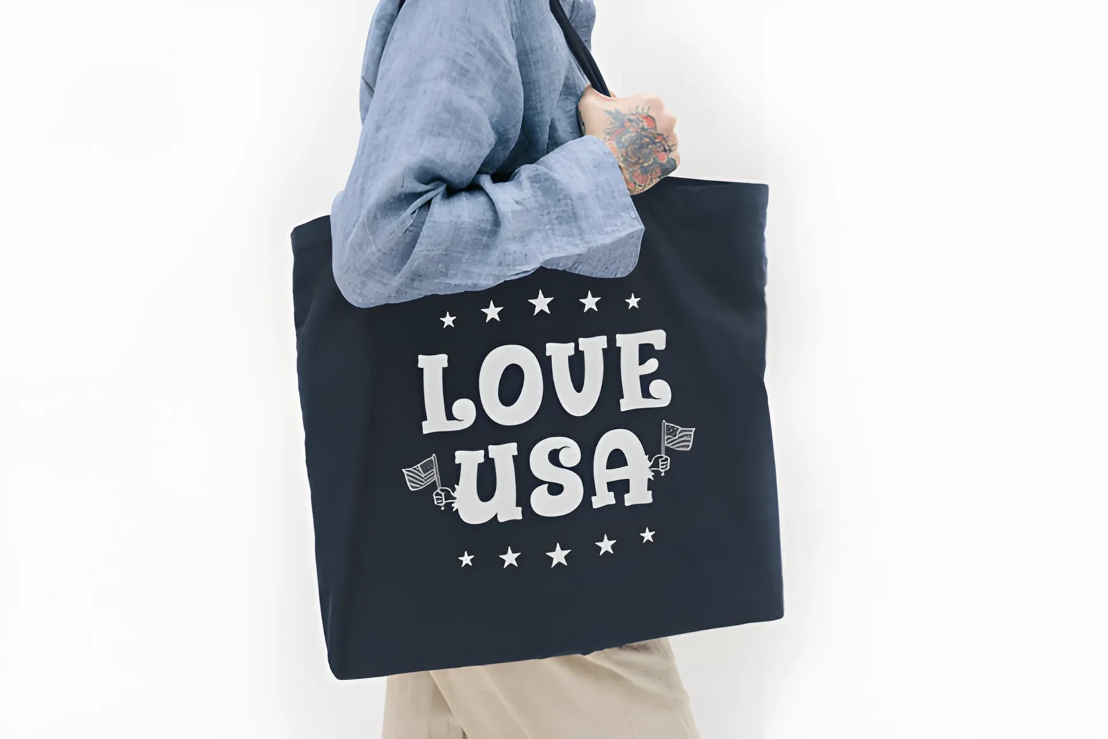 Heros USA Font: Patriotic Display Typeface for Bold Designs 4 Heros USA Font American themed font for apparel and merchandise