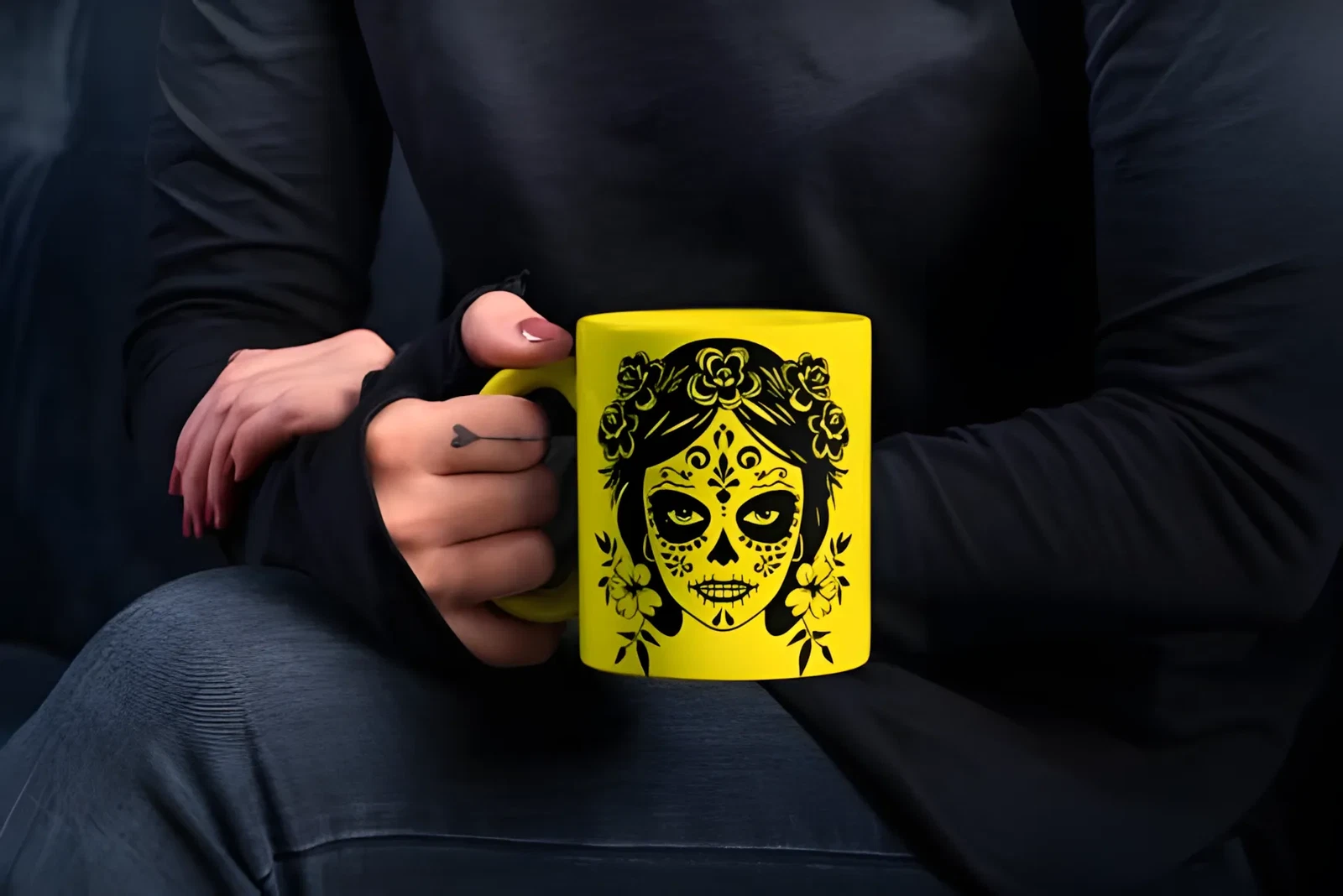 La Catrina Sugar Skull Font: Day of the Dead Dingbats 5 La Catrina Sugar Skull Font dia de los muertos skull dingbats