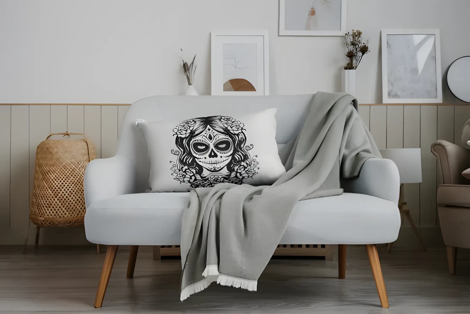 La Catrina Sugar Skull Font: Day of the Dead Dingbats 4 La Catrina Sugar Skull Font dia de los muertos skull dingbats