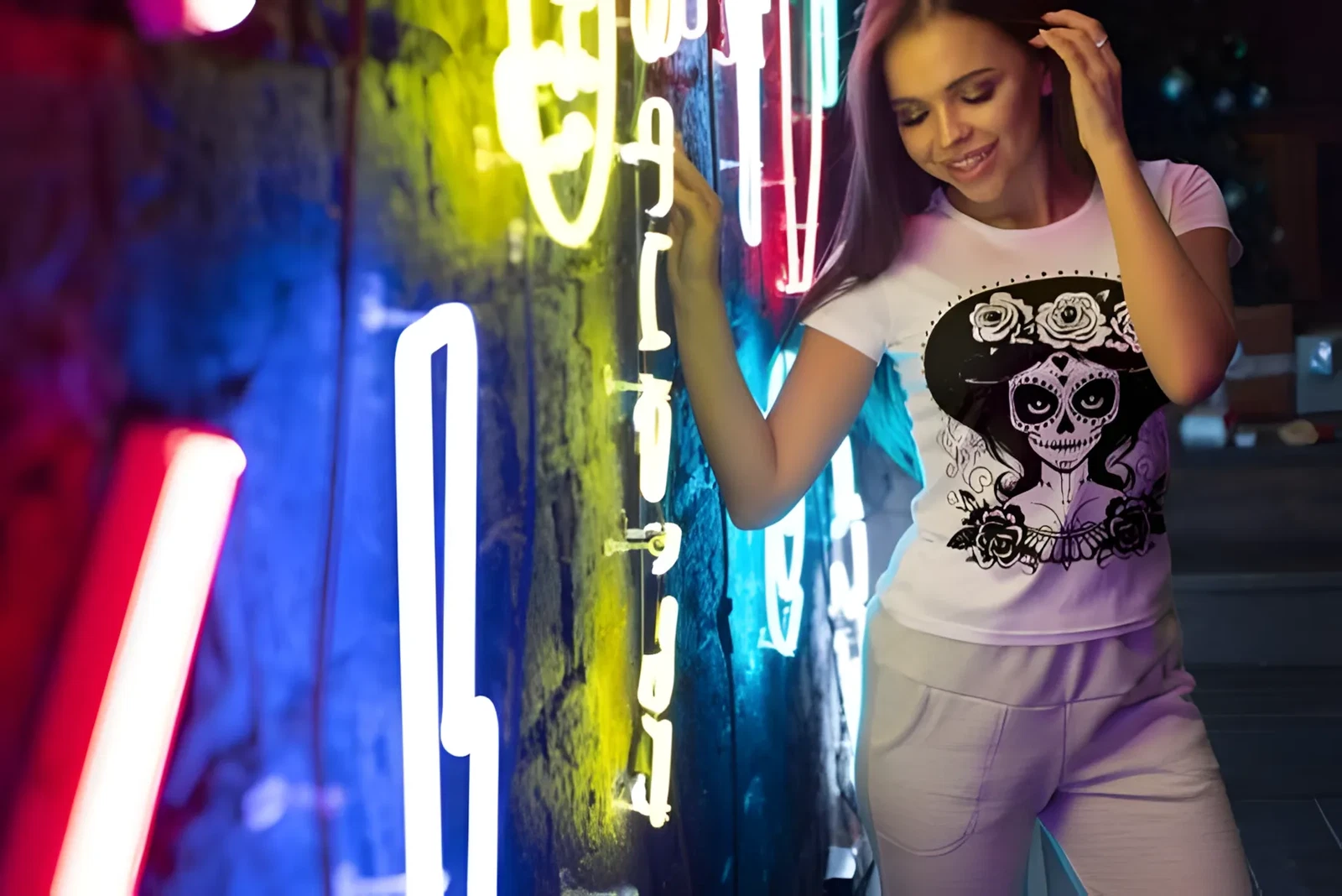 La Catrina Sugar Skull Font: Day of the Dead Dingbats 7 La Catrina Sugar Skull Font mexican sugar skull icons for apparel