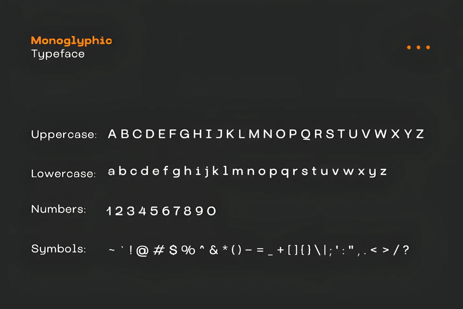 Monoglyphic Font: Clean Monospace Typeface for Modern Design 3 Monoglyphic Font monospace typography for coding and technical design