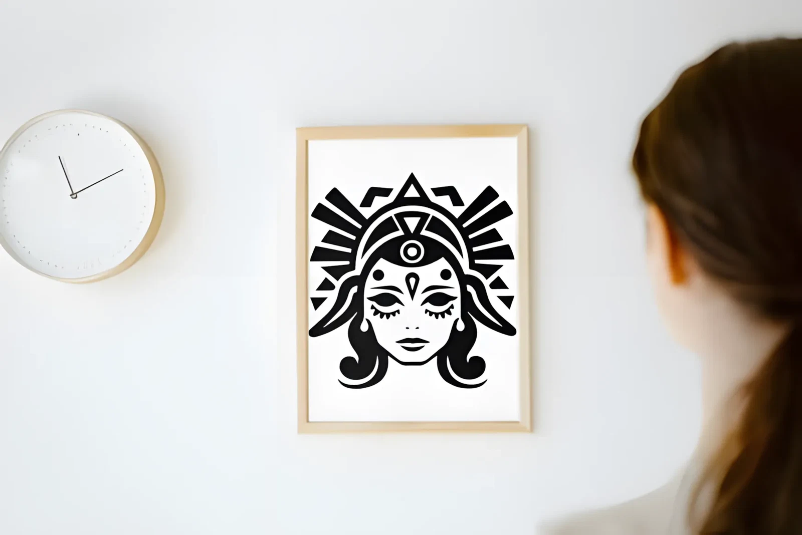 Pin-up Tribal Girl Font: Retro Dingbats With Tattoo Style 6 Pin-up Tribal Girl Font retro pin up girl dingbats for bold designs