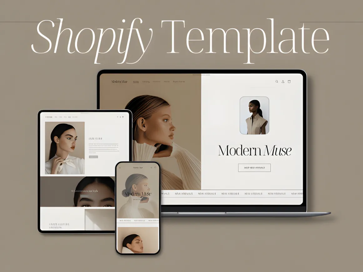 Modern Muse Shopify Template | A Refined Minimal Shopify Theme for Fashion & Lifestyle Labels