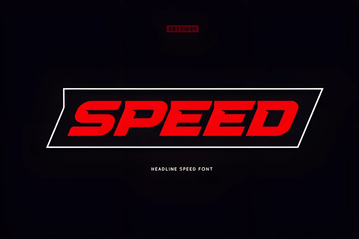 20 Best Sports Fonts for Athletic Branding & Logos 5 Speed Fonts 6954561 1 1 580x387 upscayl 2x upscayl standard
