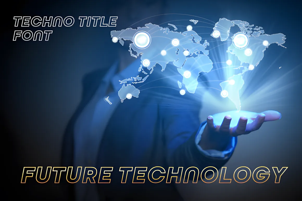 24+ Futuristic Fonts for Modern Designs (Free and Premium) 18 Techno Title Fonts 4100681 1 1 580x387 upscayl 2x upscayl standard