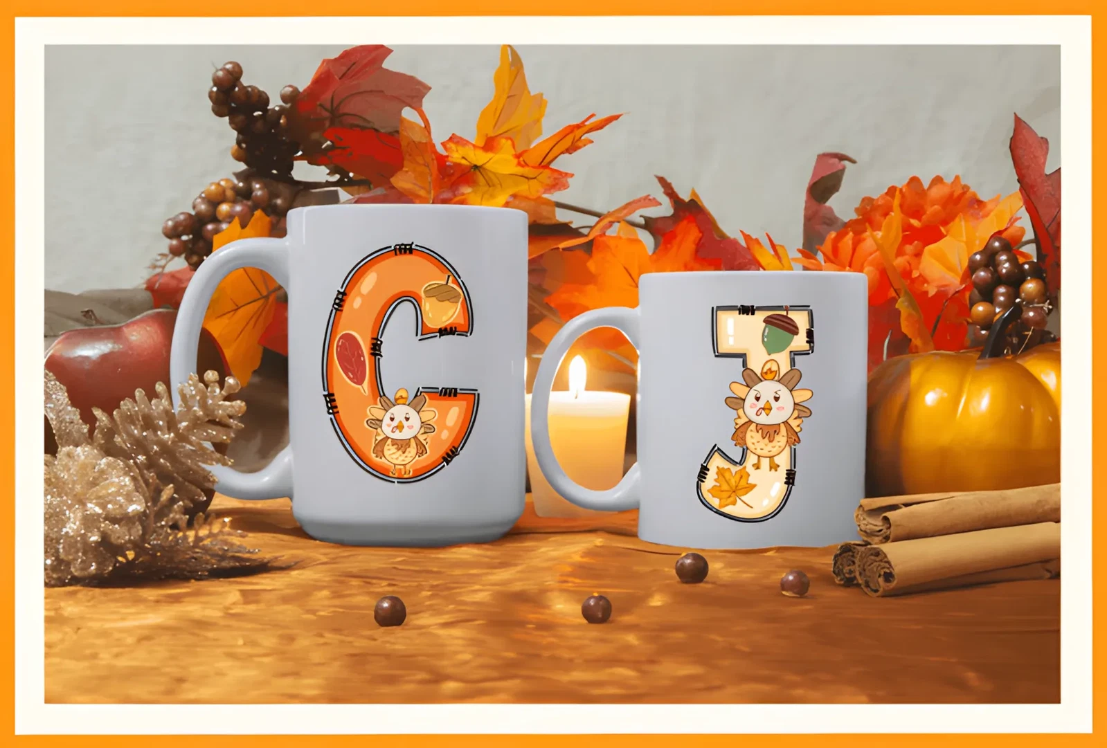 Thanksgiving Day Font: Cute Color Typeface for Kids Designs 5 Thanksgiving Day Font cute display typeface for invitations and greeting cards
