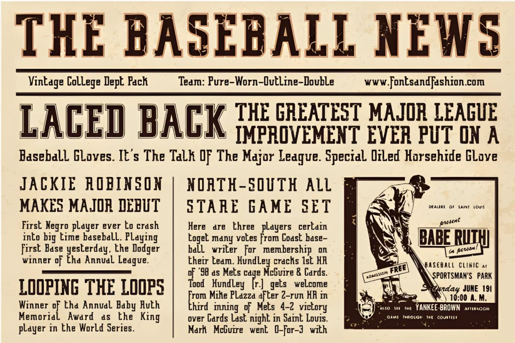 Vintage College Font: Classic Slab Serif With Warm Character 4 Vintage College Font