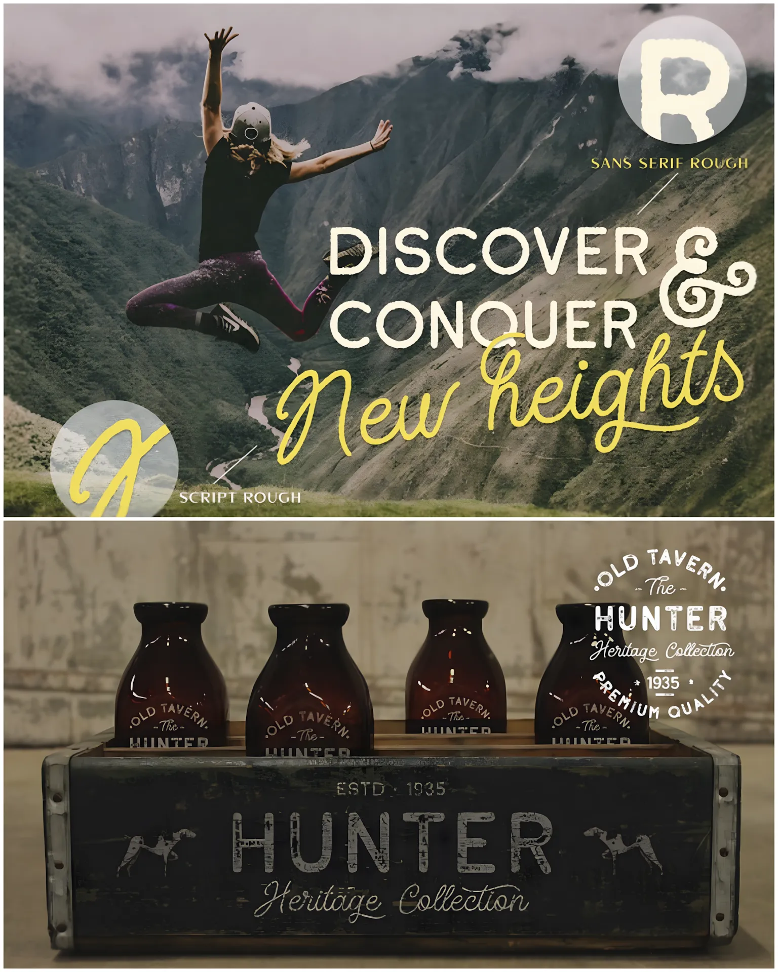 Adventure Island Font Duo for Vintage Creative Designs 2 gandr collage 27 upscayl 1x upscayl standard