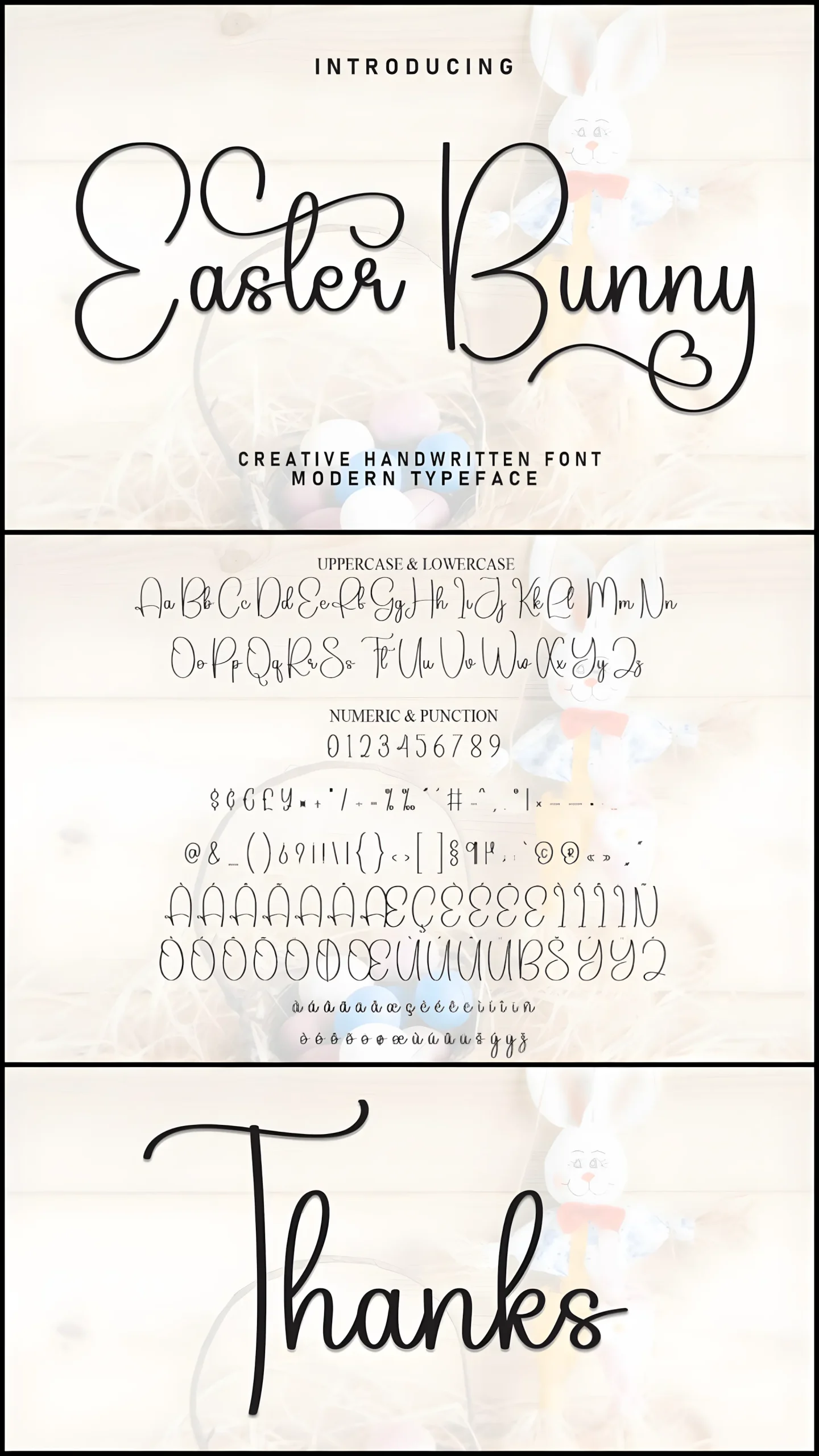 Easter Bunny 392 Font: Playful Decorative Typeface for Holiday & Event Design 2 gandr collage 58 upscayl 2x upscayl standard 4x scaled