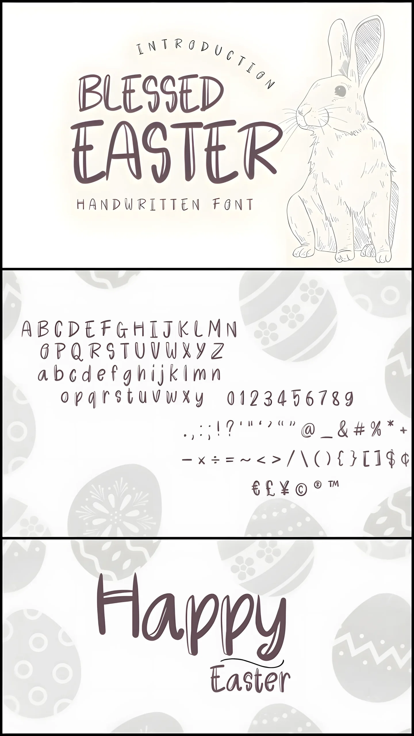 Blessed Easter Font: Elegant Decorative Typeface for Holiday & Event Design 2 gandr collage 59 upscayl 2x upscayl standard 4x scaled