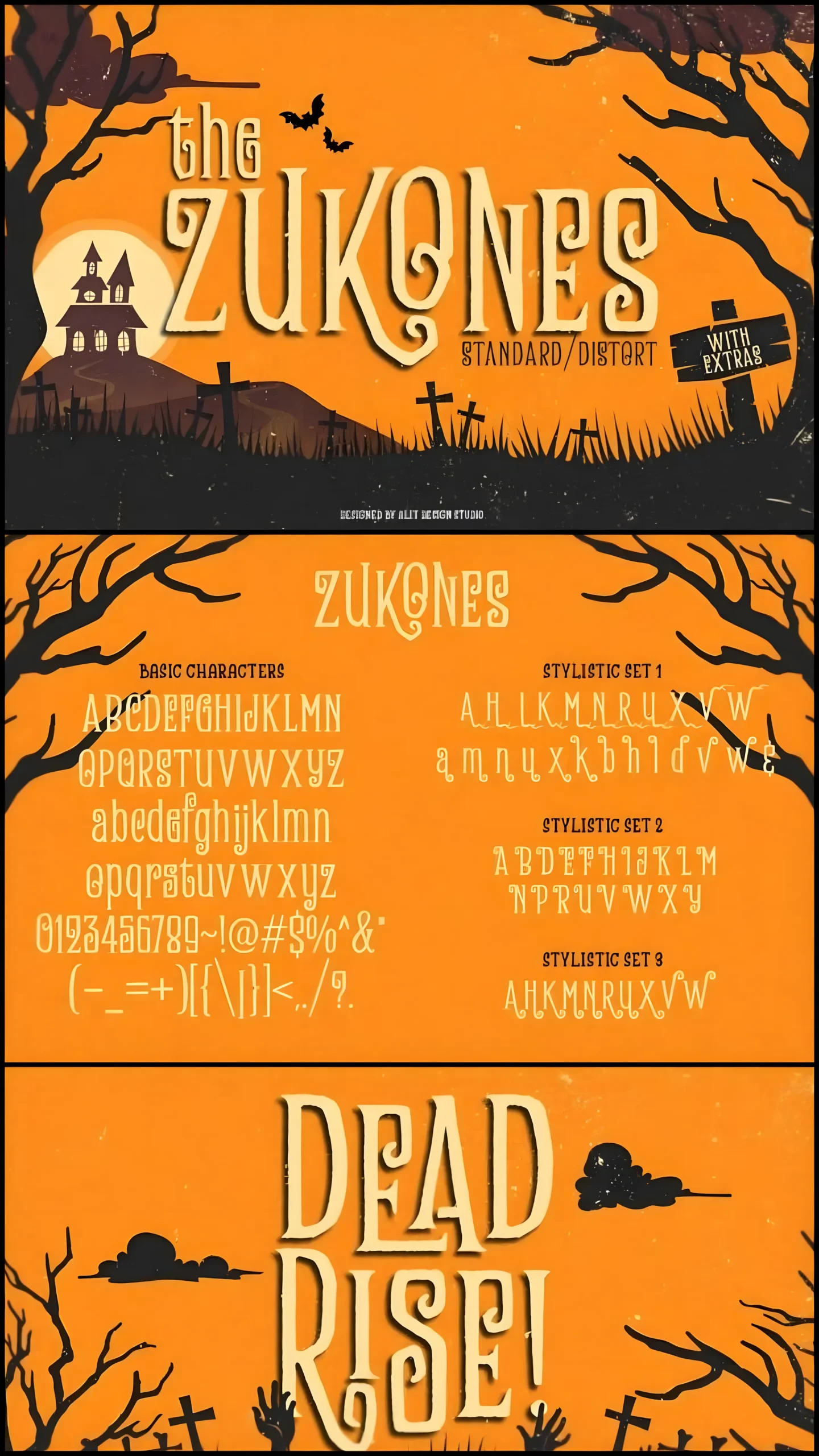 Zukones Font: A Decorative Typeface That Brings Modern Edge to Your Designs 2 gandr collage 65 upscayl 2x upscayl standard 4x scaled