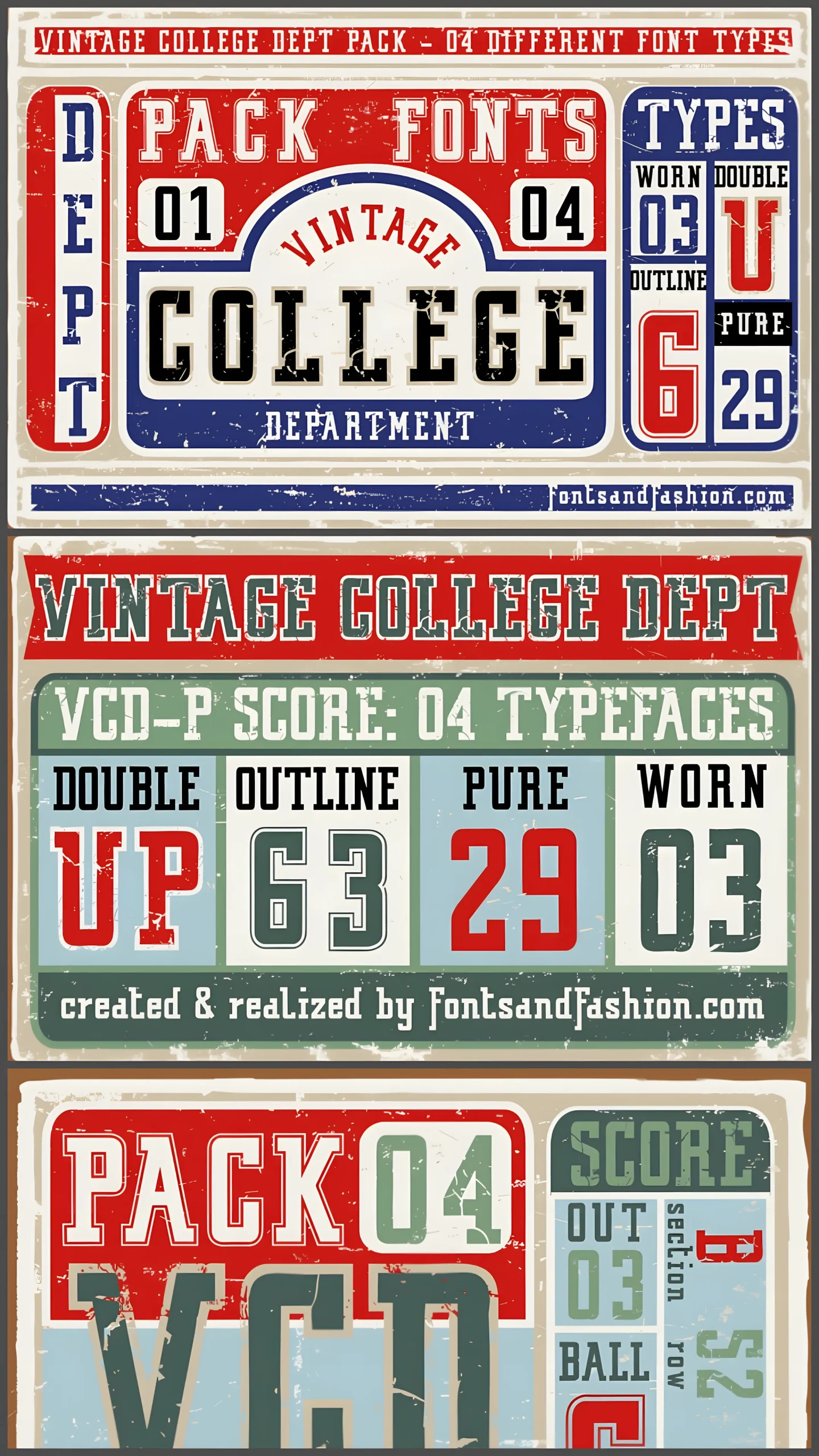 Vintage College Font: Classic Slab Serif With Warm Character 2 Vintage College Font slab serif font family alphabet