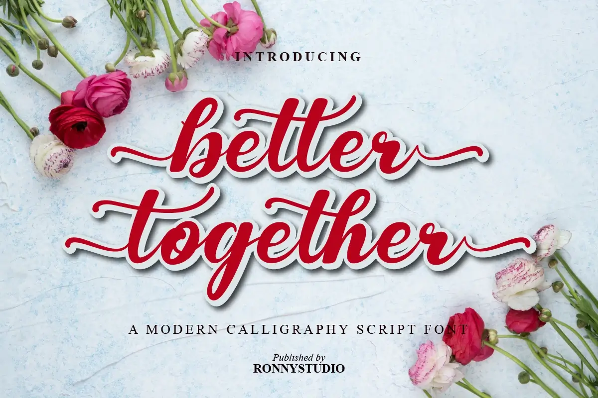 16 Best Valentine’s Day Fonts for Romantic Designs 5 nobzki4r1l 1