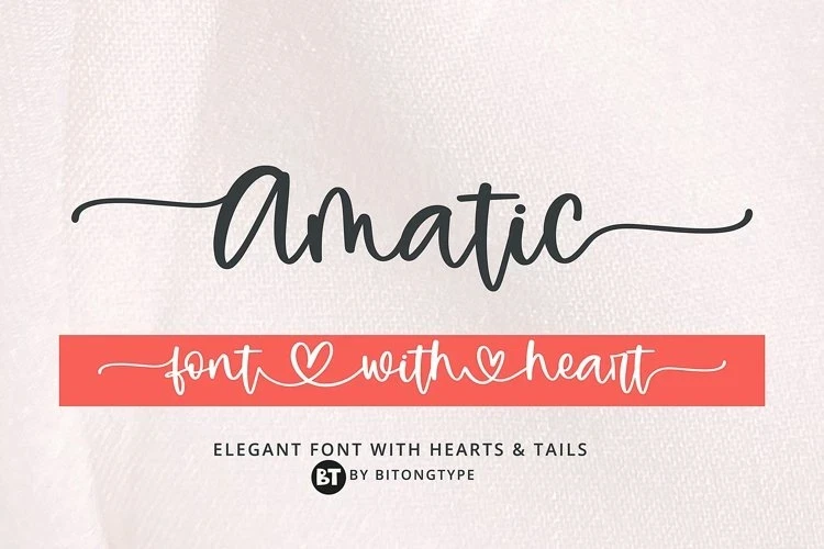 Compilation of Cute Valentine’s Day Fonts for Posters, Quotes, and Stickers 4