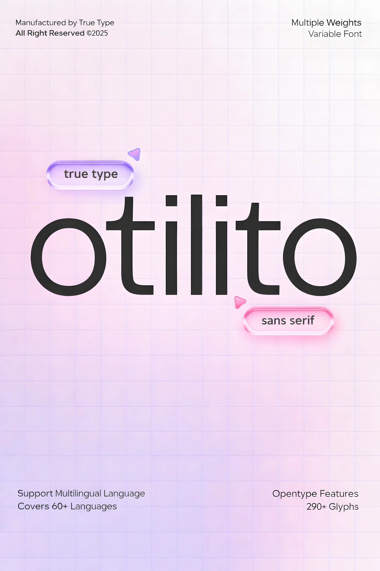 TRT Otilito font modern sans serif typography preview