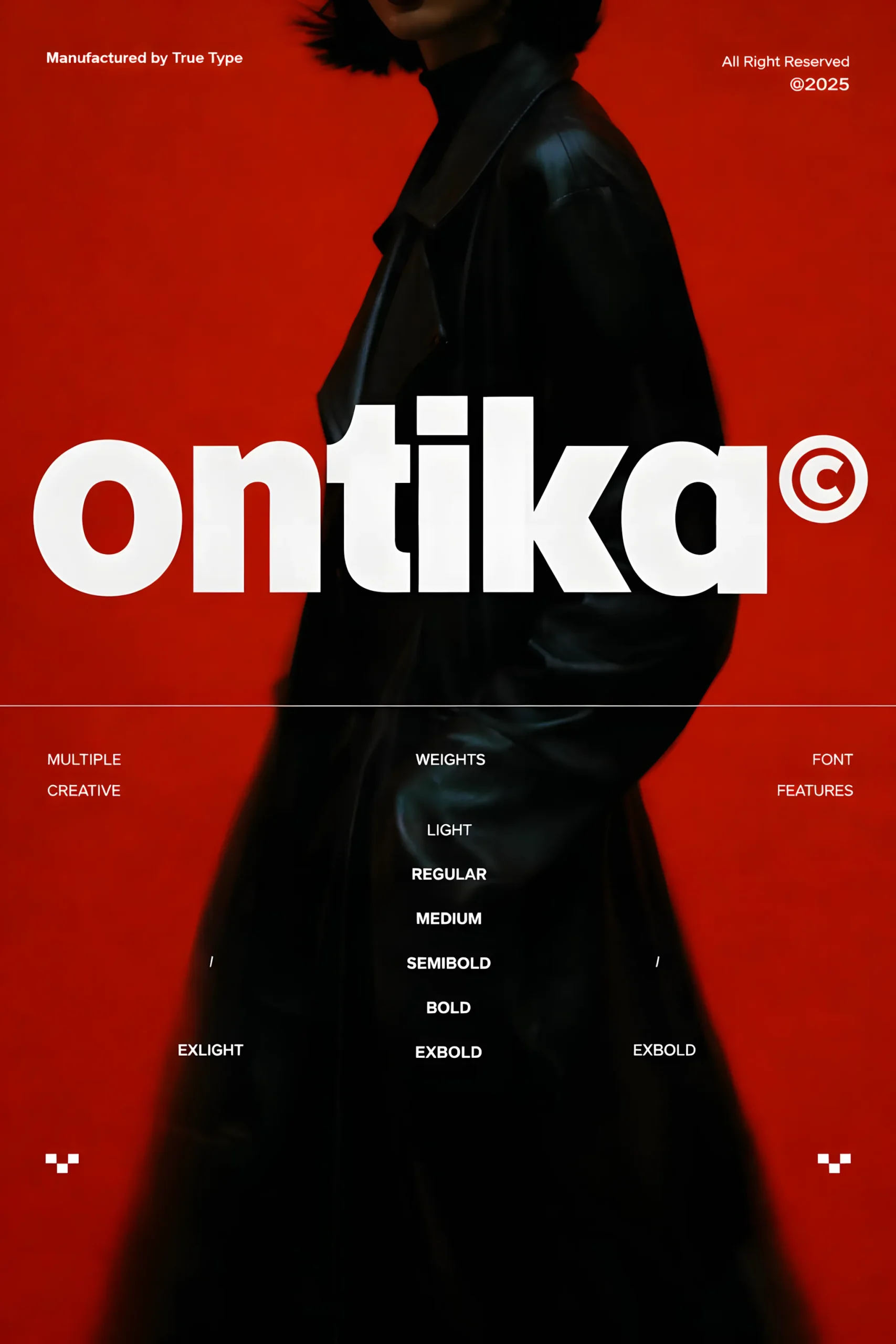 TRT Ontika font modern sans serif typography preview
