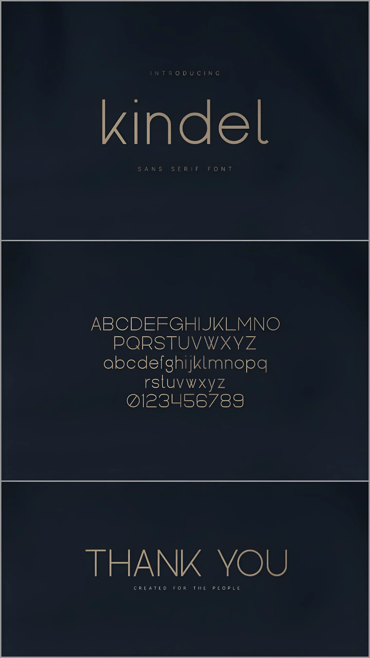 Kindel Font for Elegant Modern Branding Design 2 Kindel font character set and typography details overview