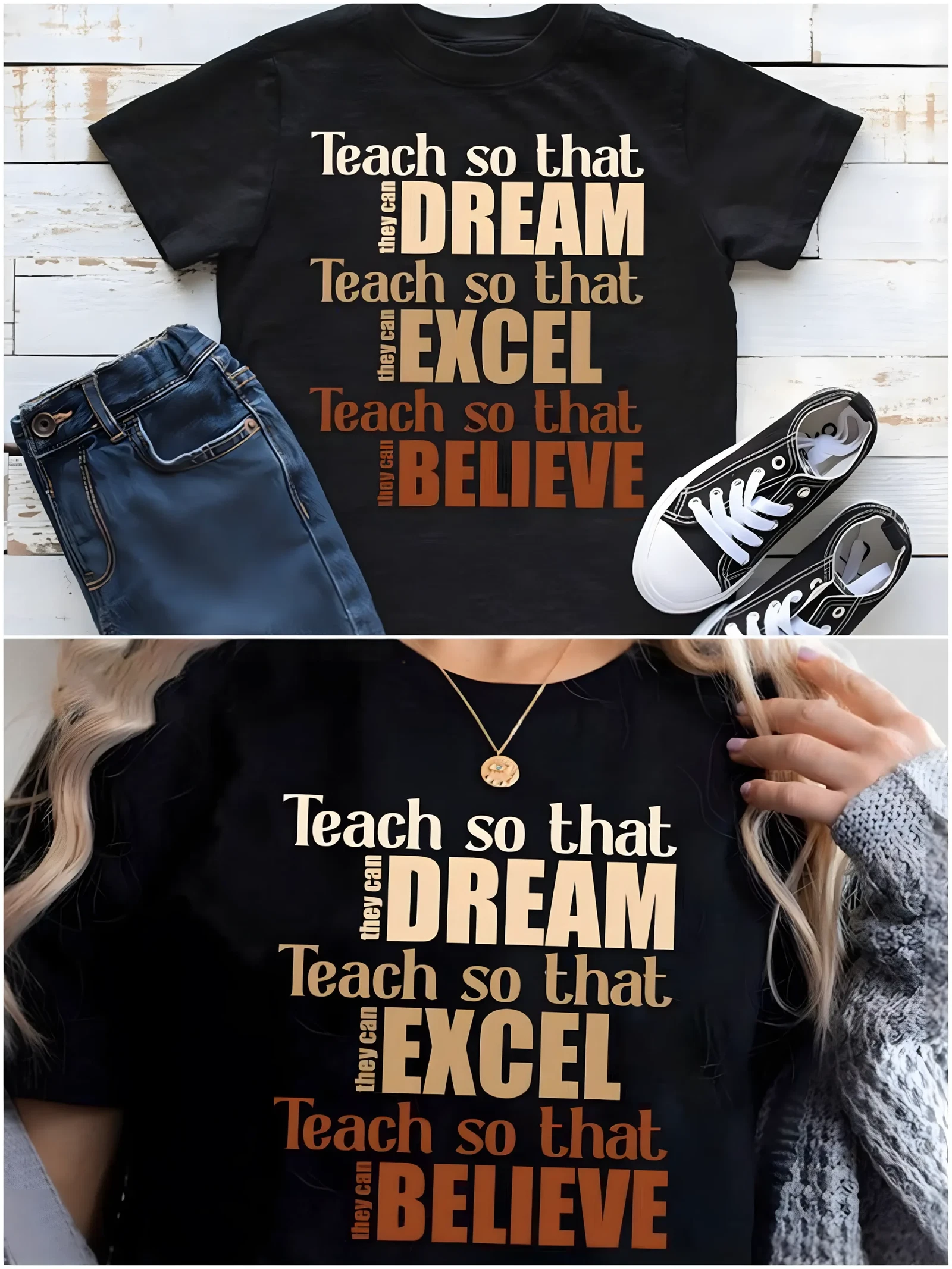 Black History Month PNG Design for Educators and Creators 2 Black History Month shirt design for teachers inspirational quote mockup