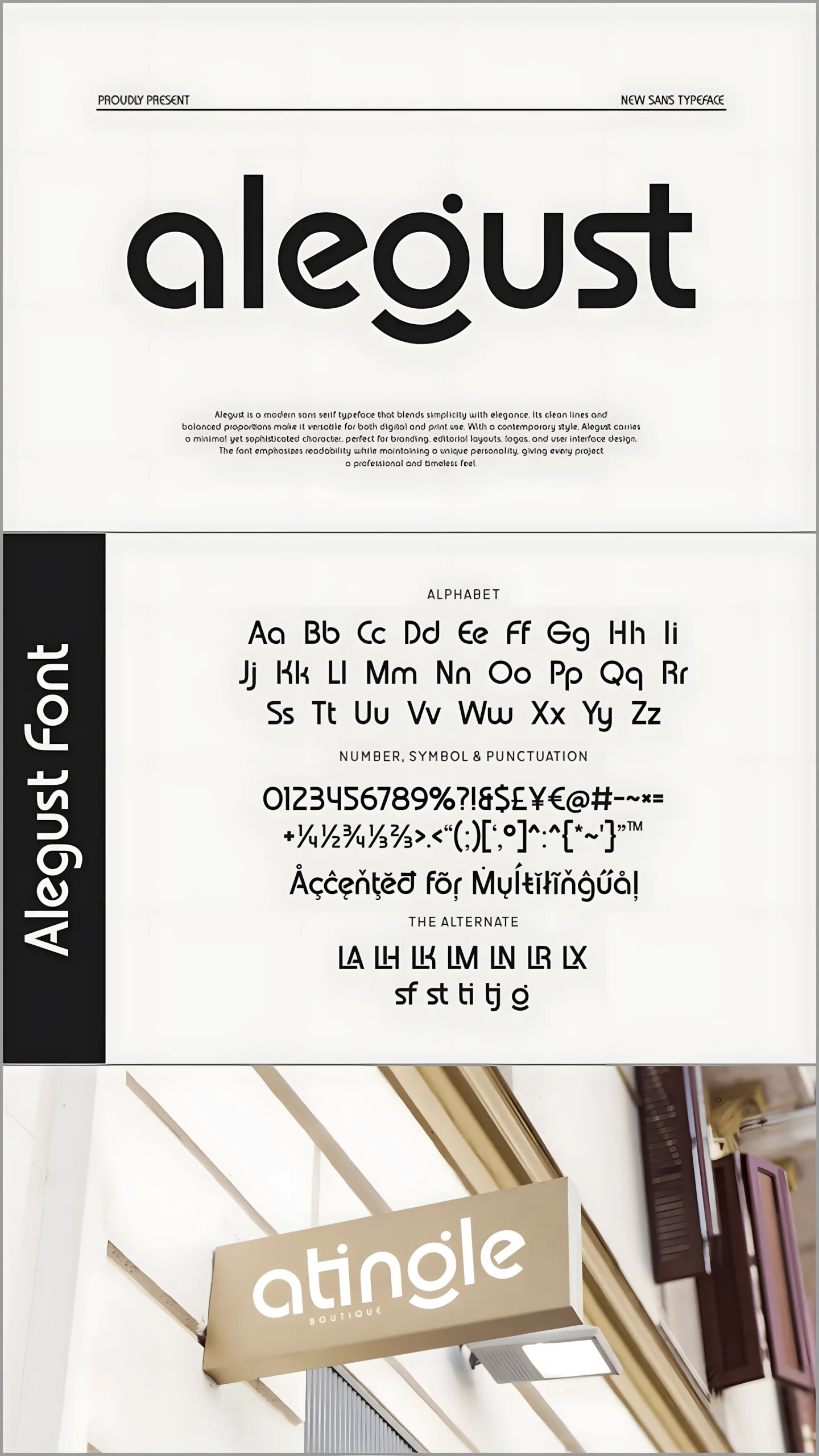 Alegust Font for Clean Modern Branding and UI Design 2 Alegust font modern branding layout professional sans serif