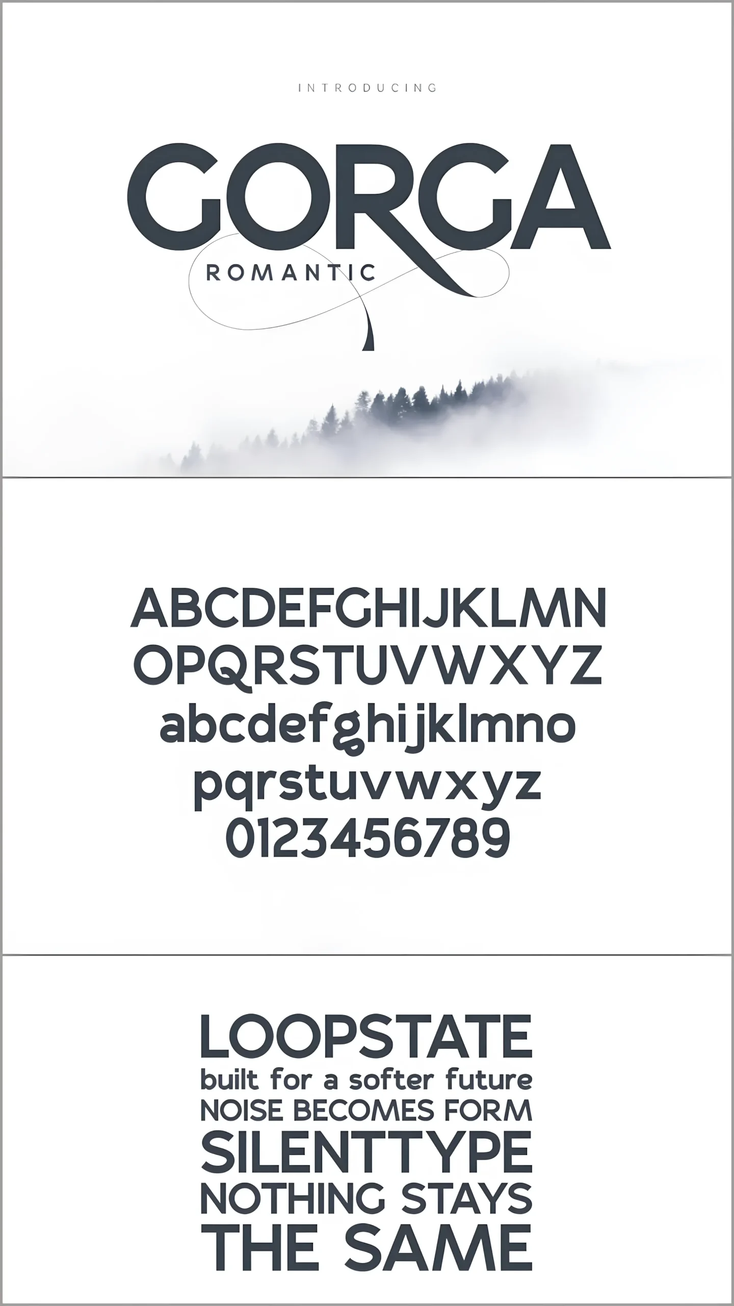 Gorga Romantic Font for Elegant Modern Branding 2 Gorga Romantic font used in elegant fashion branding design