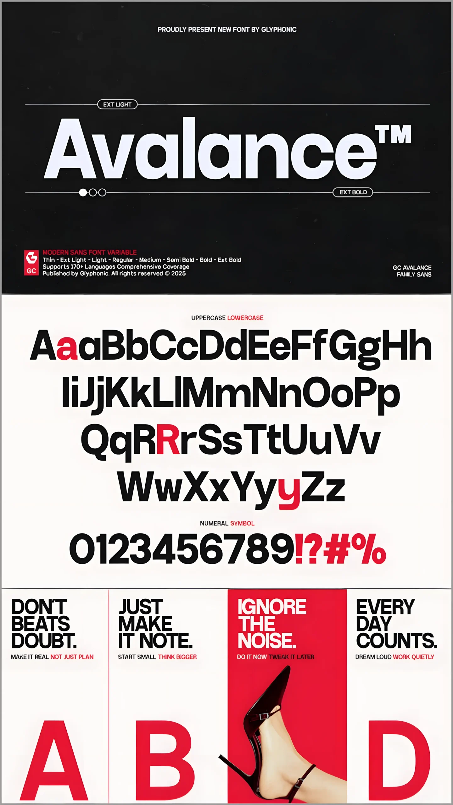 Avalance Font for Modern Branding and Editorial Design 2 Avalance font used for modern branding and visual identity design