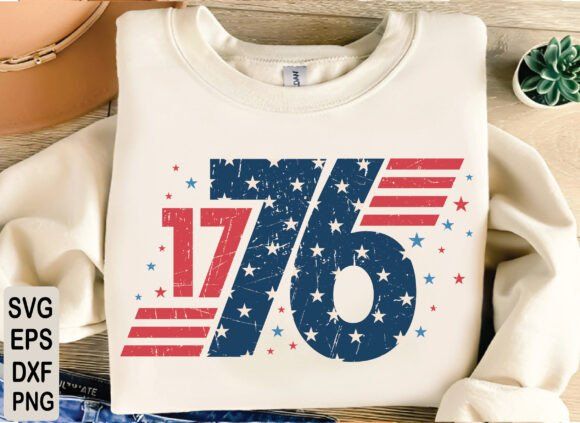 19 Best Retro Patriotic T-Shirt Designs for Independence Day 28 1776 Independence Day 4th of July Svg Graphics 118966961 1 1 580x423 1