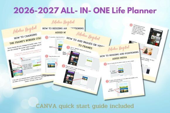 14 Best Digital Planners for 2026 to Stay Organized 13 20262027 Allinone Life Planner Graphics 124521927 11 580x387 1