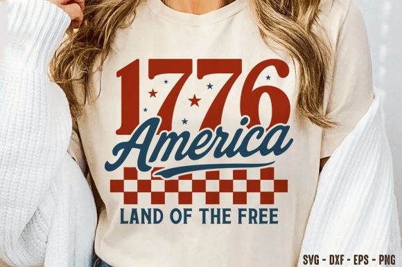 19 Best Retro Patriotic T-Shirt Designs for Independence Day 6 4th of July 1776 America Land SVG PNG Graphics 123620756 1 1 580x386 1