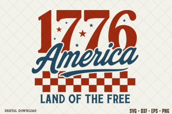 19 Best Retro Patriotic T-Shirt Designs for Independence Day 5 4th of July 1776 America Land SVG PNG Graphics 123620756 5 580x386 1