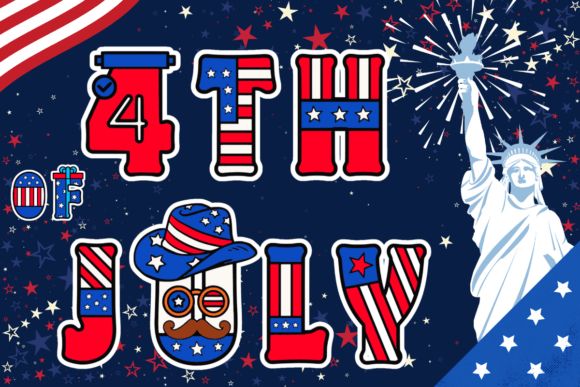 13 Best Independence Day Font Bundles for Commercial Use 10 4th of July Fonts 113053574 1 1 580x387 1