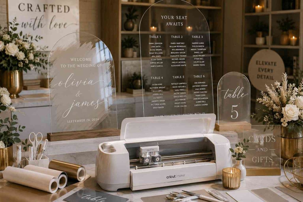 15 Best Profitable Cricut Business Ideas to Start in 2026 16 Profitable Cricut business ideas with professional Cricut workspace setup and handmade crafts