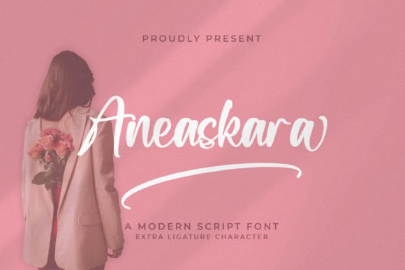 12 Luxury Script Fonts for Cosmetic Packaging 18 Aneaskara Fonts 61947029 1 1 580x387 1