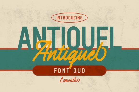 12 Modern Script Fonts for Candle Labels & Branding 11 Antiquel Fonts 82405406 1 1 580x387 1